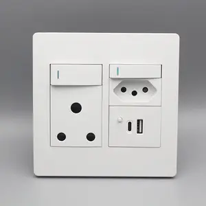 China Suppliers Electric Switch Socket Wall Switch And 16A Socket type-C Socket