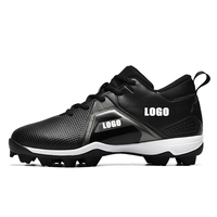Chaussures de baseball pour hommes personnalisées de Chine, haute qualité, luxe, avec tige en cuir véritable moulé, semelle intermédiaire en caoutchouc, idéales pour l'été