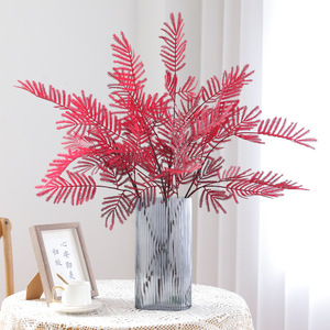 Plante artificielle en feuilles de fougère mimosa, 30cm-100cm de haut, simulation réaliste, fleur décorative pour mariage en extérieur, décoration intérieure - Product Image 3