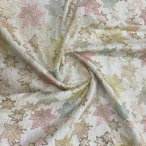 Tissu de costume de créateur, tissu imprimé ethnique multicolore, matière pour robe fusion indienne-occidentale pour femmes - Product Image 4