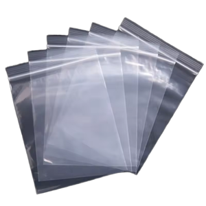 <b>Clear</b> Opp <b>Bag</b> With Handle Heat Seal Resealable <b>Plastic</b> Packaging <b>Bag</b> For Business Shopping Use - Product Image 2