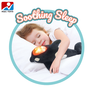 Jouet apaisant pour bébé, peluche en forme <span class=keywords><strong>de</strong></span> baleine, lumières et chansons apaisantes pour le sommeil - Product Image 2