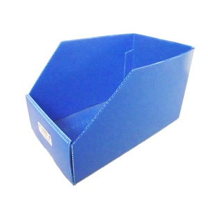 Correx Front Opening Stacking Warehouse Bin Plastic Stackable Small Parts Pick Storage Box Bin