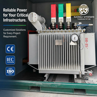 Transformador Trifásico S11 Personalizable, Lleno de Aceite, de 35kV a 0.4kV, Transformador de Distribución de Energía Eléctrica de Media y Alta Tensión para la Industria