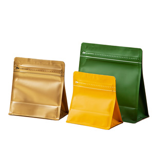 Bolsas de Embalaje para Granos de Café de 250g y 1000g con Fondo Plano y Cierre Ziplock, Bolsas Vacías para Almacenamiento de Polvo y Té con Válvula de Aire, Venta al Por Mayor de Fábrica - Product Image 2