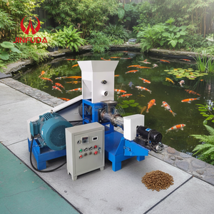 آلة بثق علف الحيوانات الأليفة المائية الشاملة لأسماك السلاحف والروبيان، آلة متعددة الاستخدامات لمزارعي ماليزيا وإندونيسيا وجنوب شرق آسيا - Product Image 1