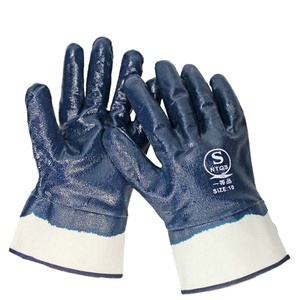 Gants de travail de sécurité pour hommes, personnalisables, en gros, directement de l'usine, gants de sauvetage enduits de nitrile, résistants à l'huile - Product Image 3