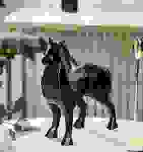 Decorazione Nordica per la Casa, Semplici Ornamenti in Ceramica a Forma di Cavallo, Statuette in Porcellana Moderne per Soggiorno, Mobile TV e Cantinetta - Product Image 1