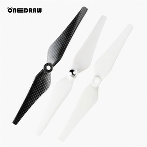1 par de hélices de material compuesto autoajustables blancas 9443 CW CCW compatibles con <span class=keywords><strong>Phantom</strong></span> <span class=keywords><strong>2</strong></span> 3 RC Quadcopter de bajo ruido - Product Image 1