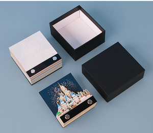 Nouveau 2027 – Mémo 3D en papier découpé, Château de <span class=keywords><strong>Princesse</strong></span> des Contes de Fées, Cadeau Esthétique et Créatif de Haute Qualité - Product Image 6