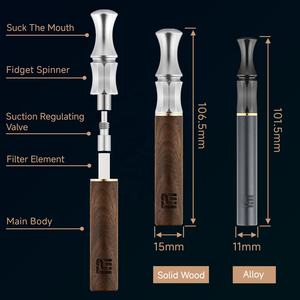 Dispositivo Automático de Madera y Acero Inoxidable Ecológico para Ayudar a Dejar de Fumar, Diseño Moderno para Uso Diario - Product Image 6