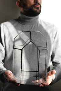 Glass <strong>Terrarium</strong> <strong>Kit</strong> Diamond Shape Glass <strong>Terrarium</strong> Plant Sarufo Glass Plant <strong>Terrarium</strong> <strong>Kit</strong> - Product Image 5