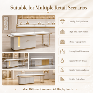 <span class=keywords><strong>Mueble</strong></span> Moderno <span class=keywords><strong>para</strong></span> <span class=keywords><strong>Guardar</strong></span> <span class=keywords><strong>Joyas</strong></span> <span class=keywords><strong>con</strong></span> <span class=keywords><strong>Espejo</strong></span> e Iluminación LED, <span class=keywords><strong>Mueble</strong></span> de Exhibición de Vidrio de Lujo <span class=keywords><strong>para</strong></span> Boutique - Product Image 6