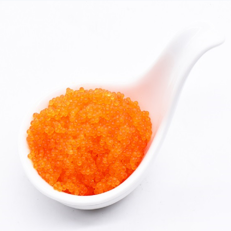 Halal сертифицированная Икра рыбы Tobiko, икра летящей рыбы для рулонов суши, оптовая продажа, 500 г коробка, индивидуальный рецепт