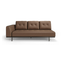 Canapé modulaire sectionnel européen moderne, mousse haute densité à rebond élevé, ensemble de canapés pour réception de bureau et salon de bureau