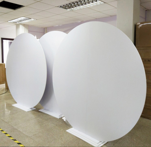 <span class=keywords><strong>Soporte</strong></span> de Fondo Circular de Acrílico Blanco para Pared, <span class=keywords><strong>Soporte</strong></span> de Fondo Circular de Acrílico Blanco para Bodas - Product Image 5