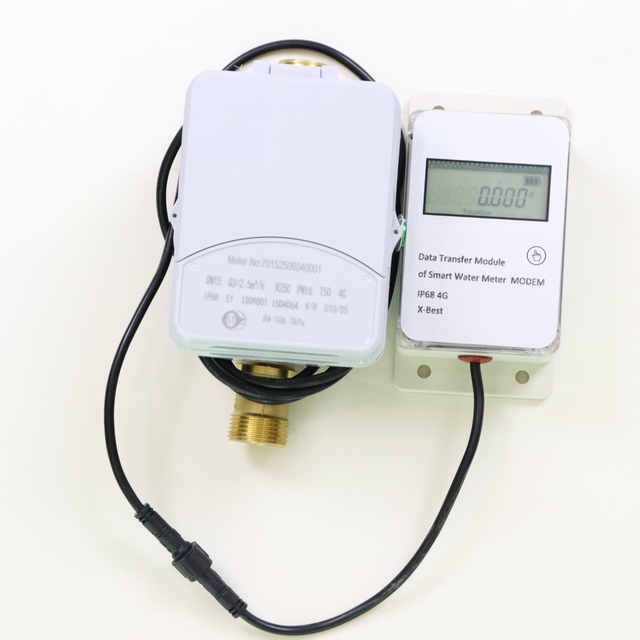 Removable Data Transfer Unit Smart Ultrasonic Water Meter Brass IP68 ISO4064 OEM GPRS GSM 4G NB-IoT Lorawan Cheap Price