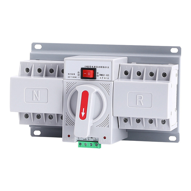 63A 100A 125A 160A 250A 400A 630A 1000A ATS 3P 4P Automatic Transfer Switch