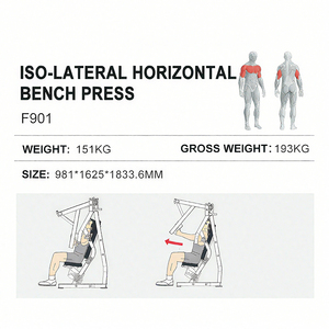 Appareil de musculation professionnel pour salle de sport, équipement de fitness à charge libre, presse pectorale WD-F901 – Votre équipement de fitness de confiance - Product Image 3