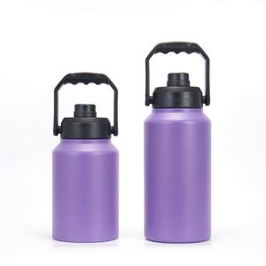 Bouteille isotherme en acier inoxydable de grande capacité 3,8 L (128 oz) avec compartiment pour glaçons, tasse à maintien au froid - Product Image 6