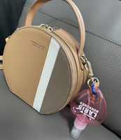 Nouveau Flacon Distributeur de Savon Liquide Désinfectant en Forme de Cœur 50ml avec Porte-clés et Pompe Pulvérisatrice Sérigraphiée – Édition 2027