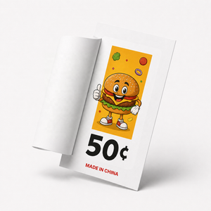 Custom Logo Hamburger Pull Tab Cards Secure Data Break Open Tickets with Custom Gameplay for Restaurant Promotions - Product Image 6