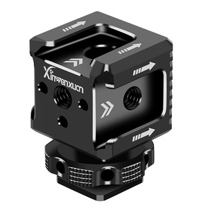 Xinwenxuan Camera Mount Cold Shoe <b>Adapter</b> Aluminum Alloy External Microphone Holder For Photography Accessories - Product Image 1