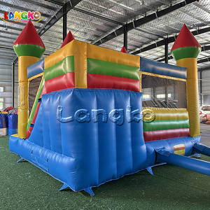 Château Gonflable Commercial en PVC de Qualité Professionnelle avec Toboggan et Piscine Intégrée pour Enfants, Modèle Castillo - Product Image 5