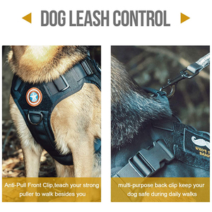 Não-Pull Ves Tático Colete Arnês Do Cão Do Cão de Serviço com Alça - Product Image 6