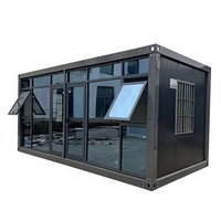 Maison préfabriquée portable résistante aux tremblements de terre, structure durable, anti-corrosion, maison-conteneur préfabriquée, directement de l'usine
