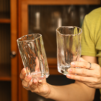 Verre à cocktail épaissi en gros, type long drink, pour sodas, eaux gazeuses, Americano glacé, boissons froides, avec logo personnalisé