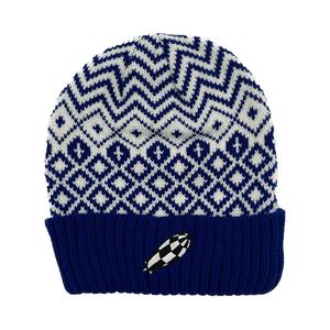 100% Acrylique Hiver Manchette Logo Chapeau Brodé Bonnet Tricoté - Product Image 1