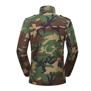 Veste tactique M65 pour homme, camouflage vert woodland, résistante à l'abrasion, anti-déchirure, de qualité supérieure, vente en gros - Product Image 6