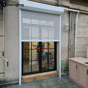 Grilles <span class=keywords><strong>de</strong></span> <span class=keywords><strong>sécurité</strong></span> rétractables <span class=keywords><strong>pour</strong></span> portes commerciales, protection après heures d'ouverture - Product Image 4