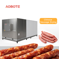 Machine de séchage de viande à bande continue de 5 à 20 tonnes pour l'usine de transformation de saucisses, de canard et de bacon, taille personnalisée