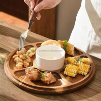 Bandeja de madera con tapa de cristal para tartas, postres y aperitivos, con patas de madera y estante de exhibición.