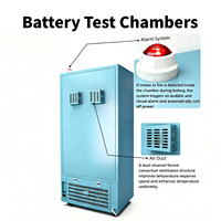 Cámara de Prueba de Baterías, Caja de Seguridad a Prueba de Explosiones, Prueba de Sobrecarga, Descarga Forzada, Prueba de Abuso, Batería para Vehículos Eléctricos, Electrónica de Consumo, Laboratorio
