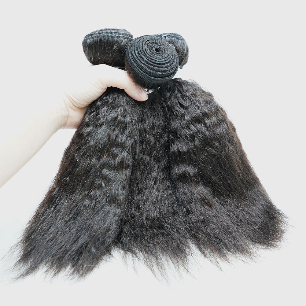 Paquet de cheveux raides crépus