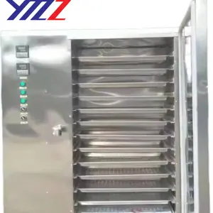 Horno secador de bandejas horno de secado de circulación de aire caliente industrial para frutas