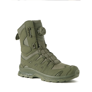 Botas tácticas de exterior DF ESDY665 de caña alta, deportivas, para senderismo, con amortiguación, para escalada, resistentes al desgaste, con cordones rápidos para entrenamiento. - Product Image 3