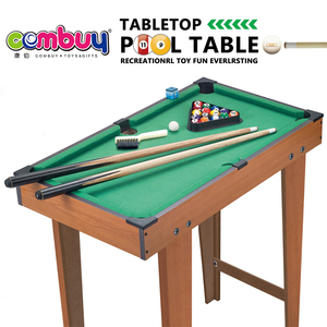Table de billard en bois pour jeu de billard de table d'intérieur, avec balles et accessoires - Product Image 2