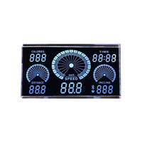 Module d'affichage graphique LCD COB Huaxin 128x64, type STN/FSTN, interface SPI avec rétroéclairage LED pour applications de compteur industriel