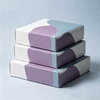 Cajas de Envío Minimalistas de Dos Tonos con Forma Abstracta para Cuidado de la Piel, Velas, Joyería, Regalos y Embalaje de Productos Aeronáuticos