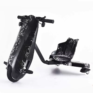 Trottinette électrique à 3 roues BAB WAY pour enfants, <span class=keywords><strong>trike</strong></span> <span class=keywords><strong>motorisé</strong></span> à dérive avec roues LED clignotantes et DDP - Product Image 1