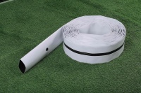 Tuyau d'irrigation plat perforé en PE à quatre couches Vert/Noir Système d'irrigation goutte à goutte Économie d'eau Multi-diamètres Agricole