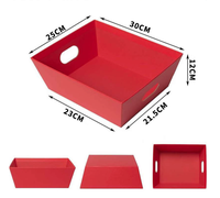 Boîte d'emballage rectangulaire de luxe en carton pliable avec laminage mat, gaufrage, revêtement UV, papier kraft