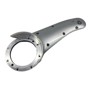 Fabricante de piezas de aluminio CNC personalizadas, suministro directo de componentes de carcasa de brida de brazo curvo, fresado y torneado de precisión de 5 ejes - Product Image 1