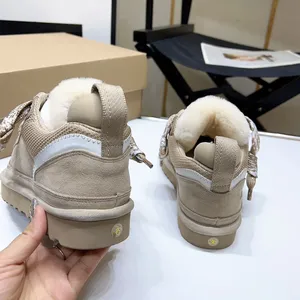 Botas <span class=keywords><strong>de</strong></span> nieve <span class=keywords><strong>de</strong></span> plataforma Tazz Tasman Lowmel Sand Trainer para mujer, botines <span class=keywords><strong>de</strong></span> piel <span class=keywords><strong>de</strong></span> oveja para hombre y mujer, calzado <span class=keywords><strong>de</strong></span> invierno australiano - Product Image 5