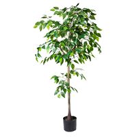 Arbre artificiel Ficus tropical personnalisé 130/170cm pour la maison, le jardin, le jardin vertical, décoration originale