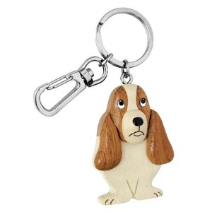 Portachiavi in Legno a Forma di Cane Senza Confezione - Product Image 1